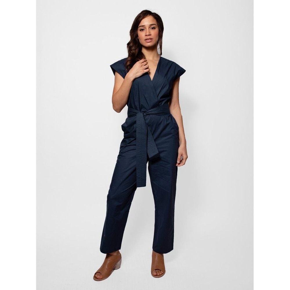 Apiece‎ Apart Tilda Navy Jumpsuit Size 4